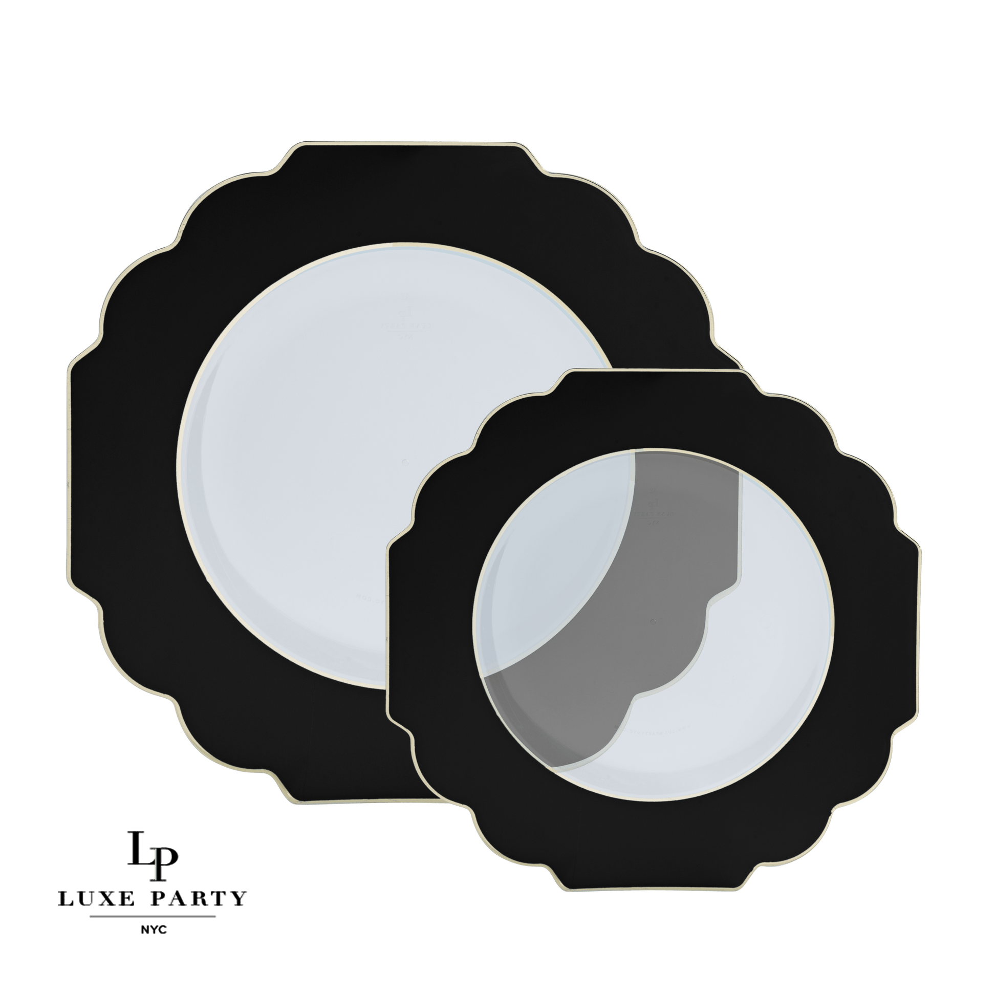 Black & Gold Plates
