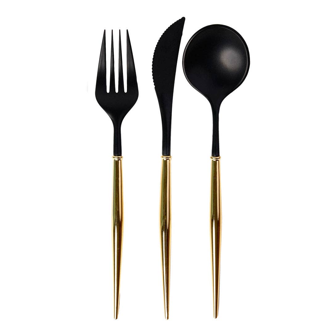 Black & Gold Cutlery