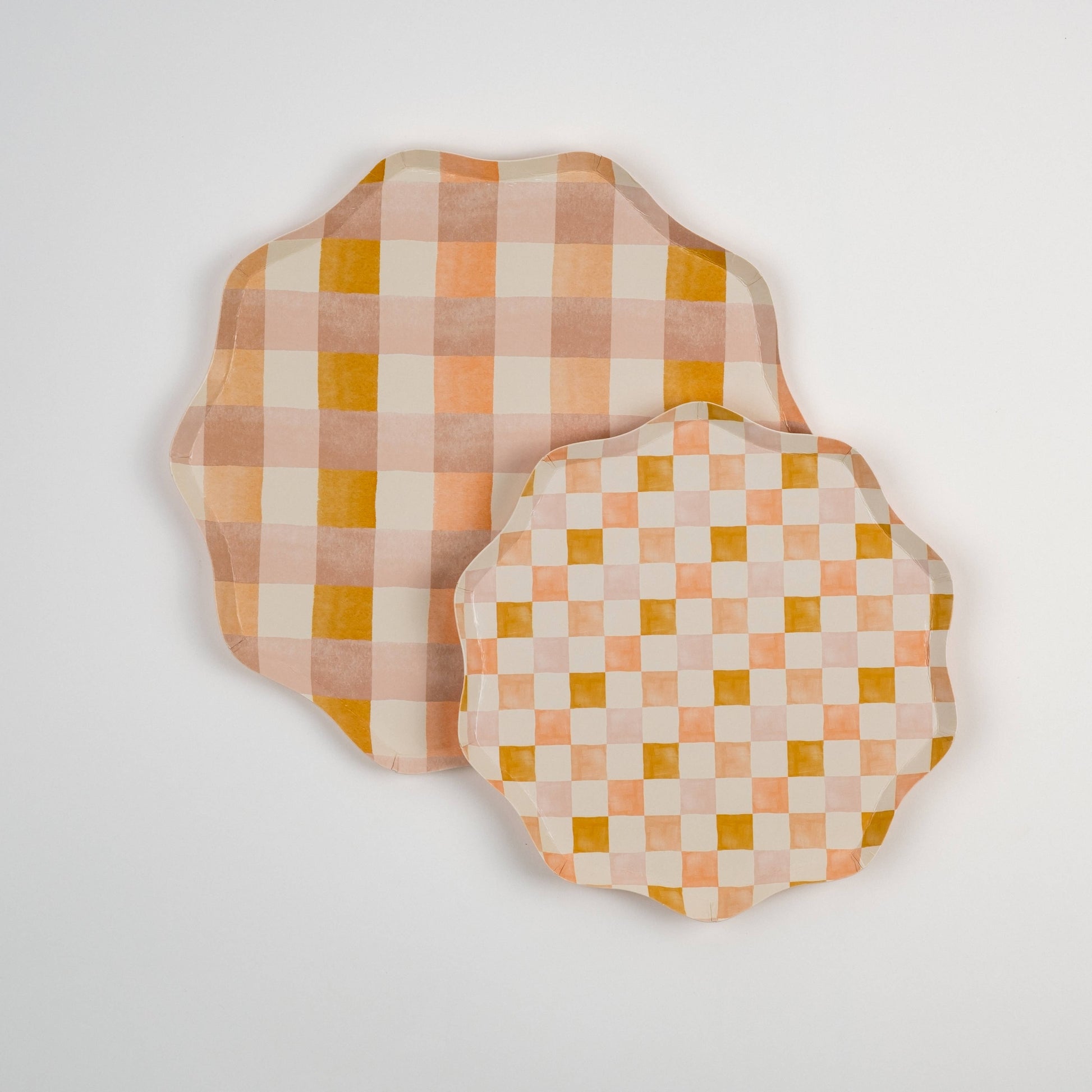 Plaid Dinner Plates
