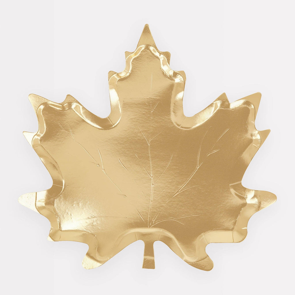 Golden Maple Dinner Plates