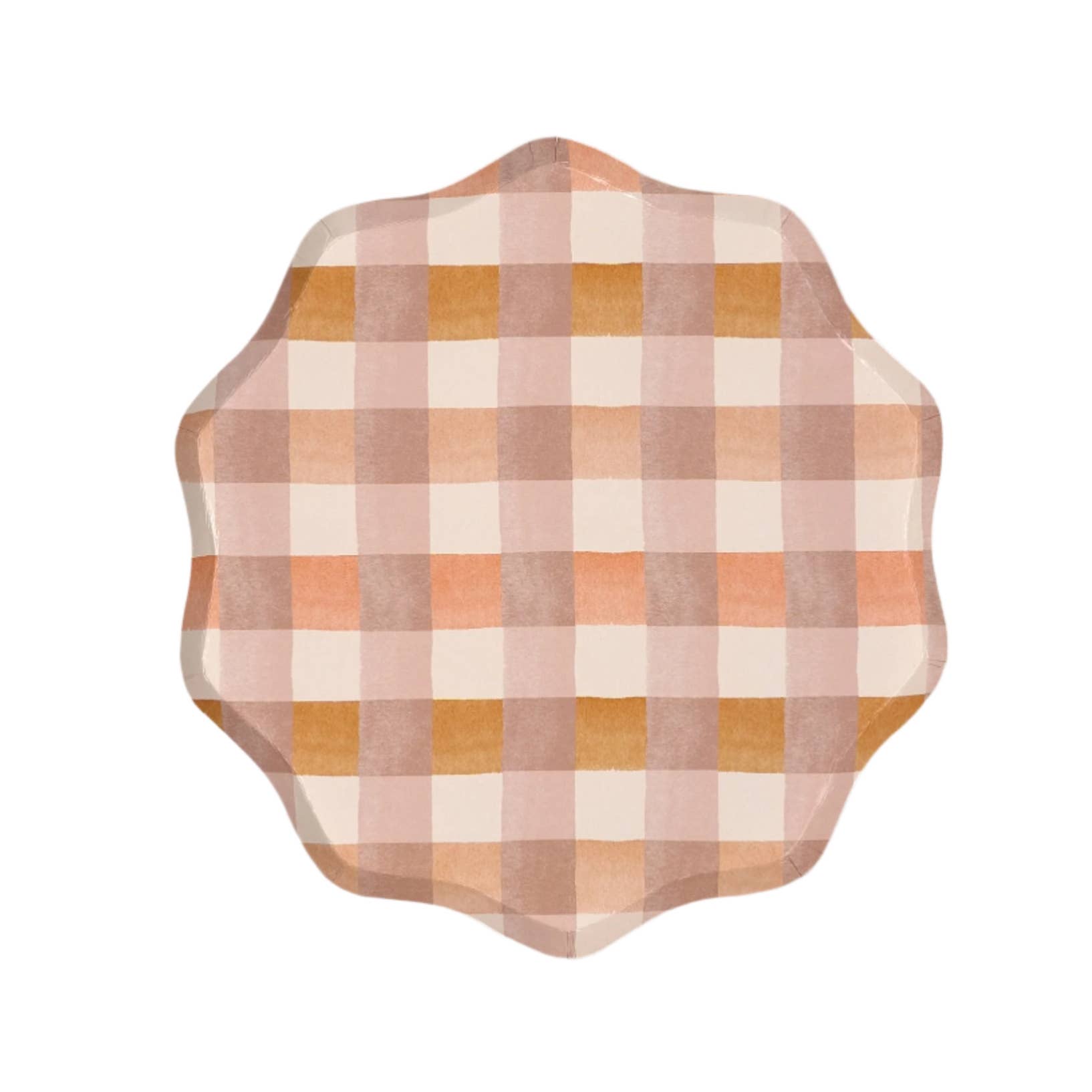 Plaid Dinner Plates