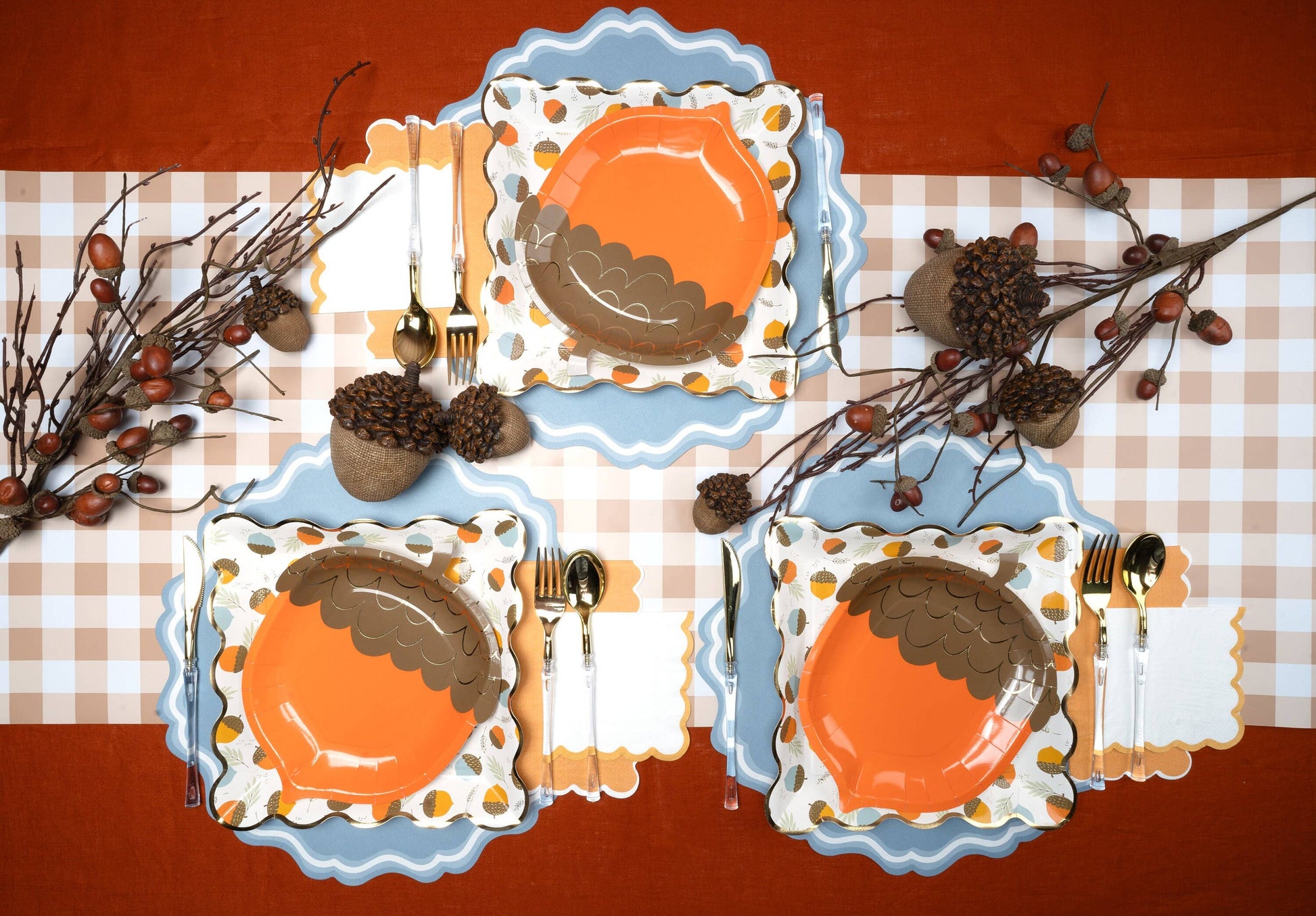 Gingham Table Runner