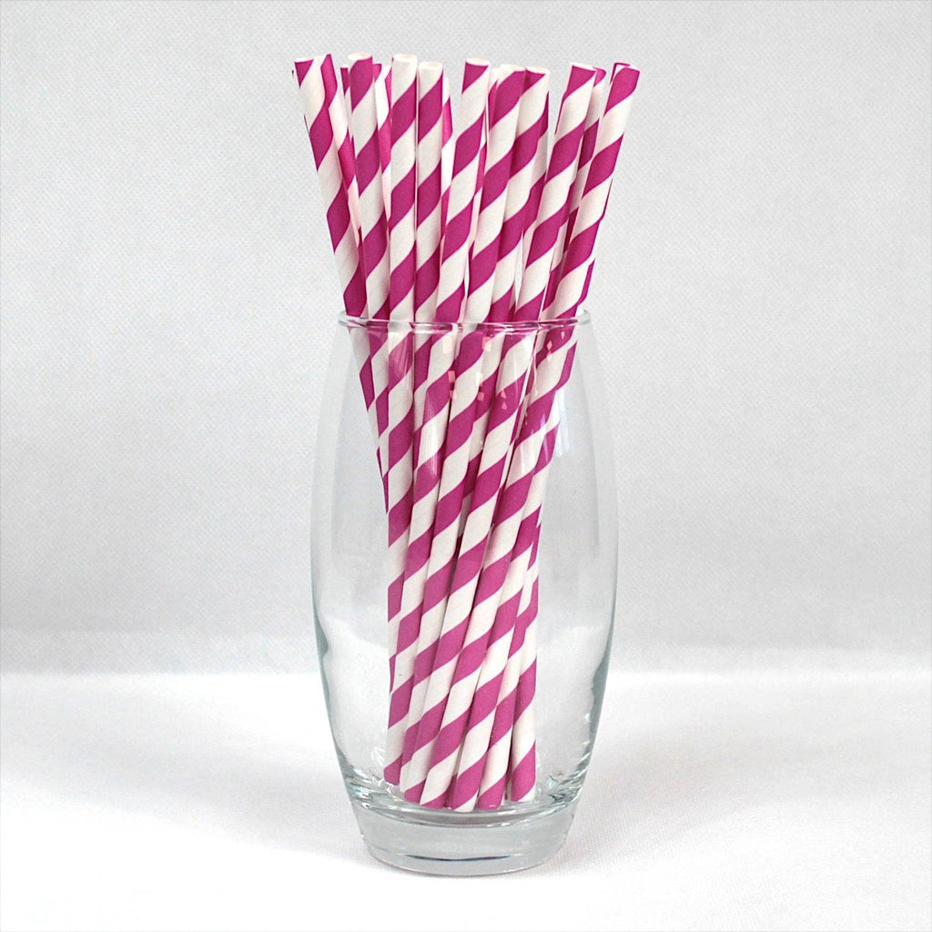 Rosé Twist Straws