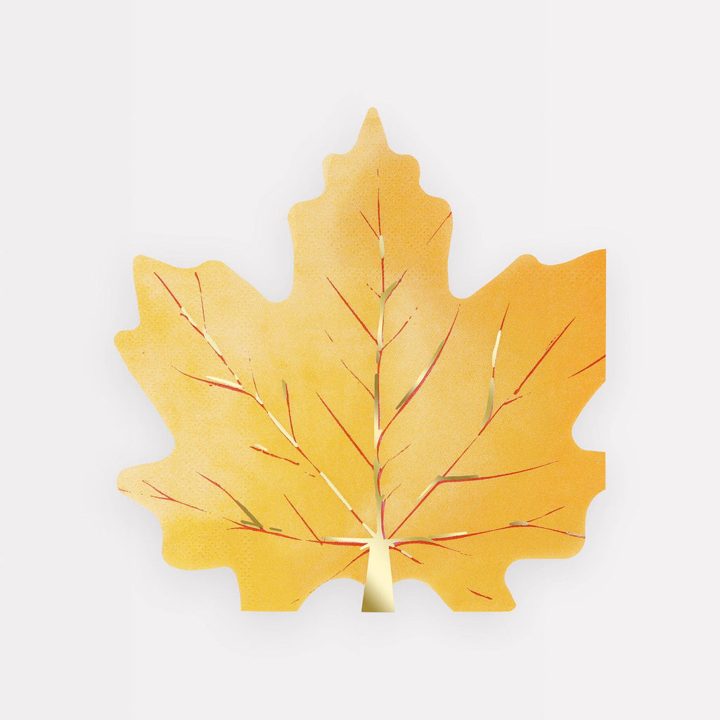 Golden Maple Dinner Napkins