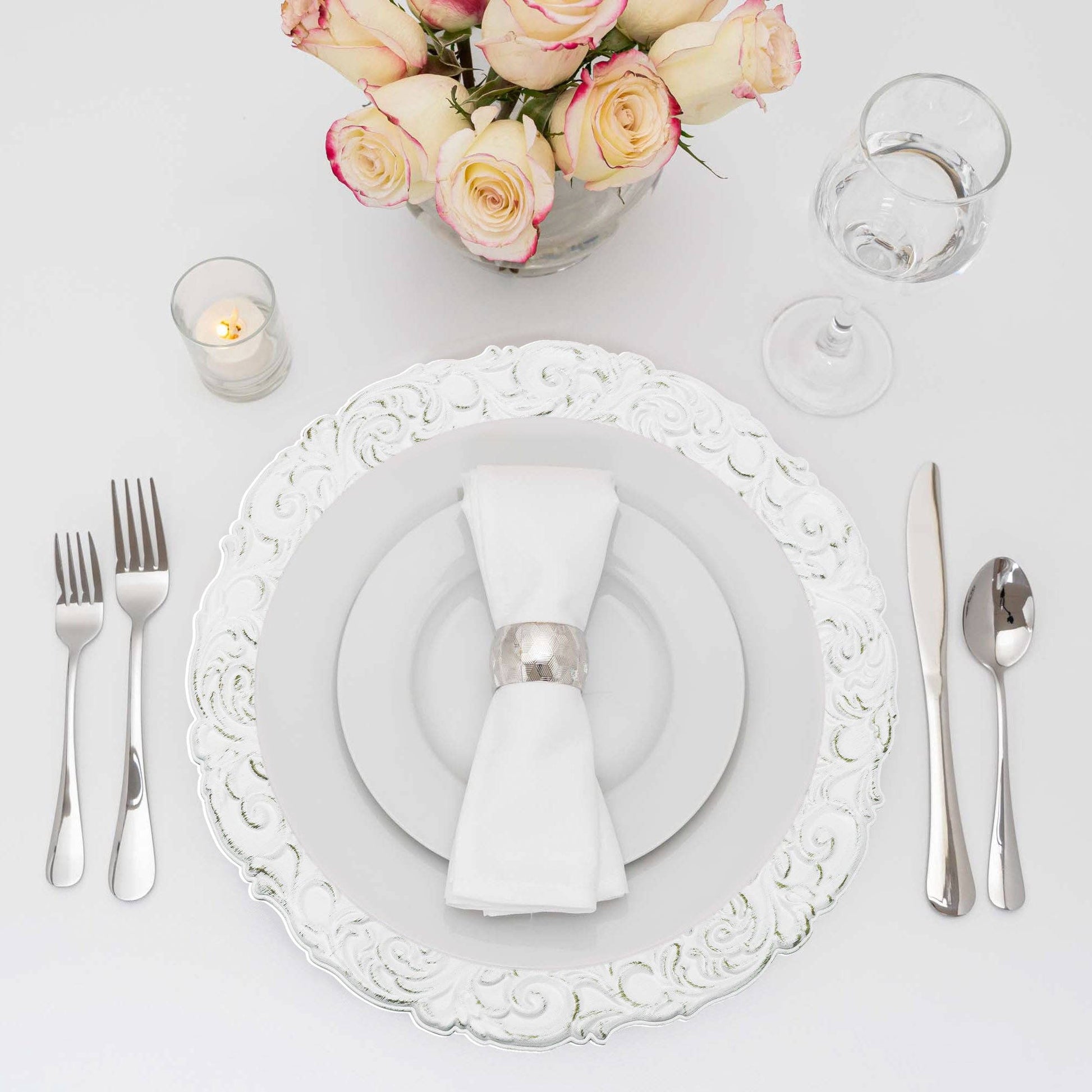 Scroll Charger Plate