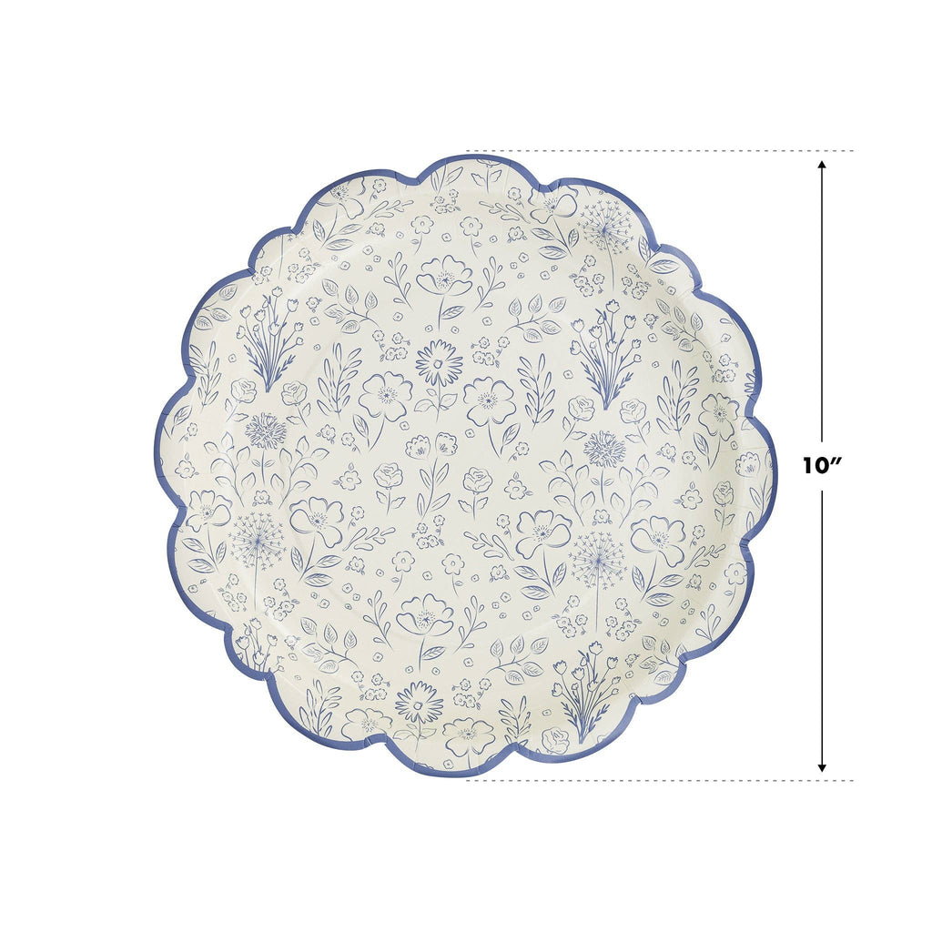 Pembroke Floral Paper Plate
