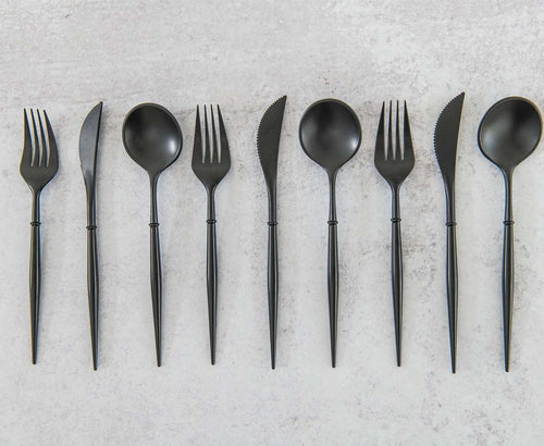 Black Tie Cutlery Set