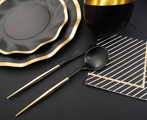Black & Gold Cutlery