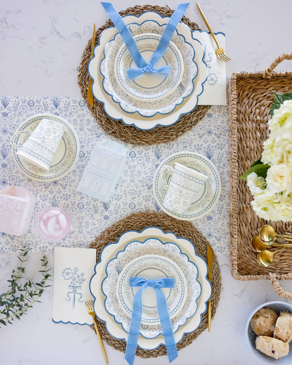 Pembroke Floral Paper Plate