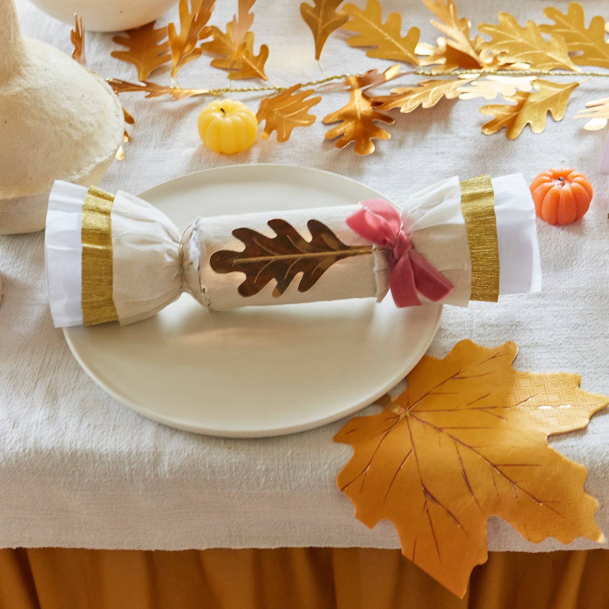 Golden Maple Dinner Napkins