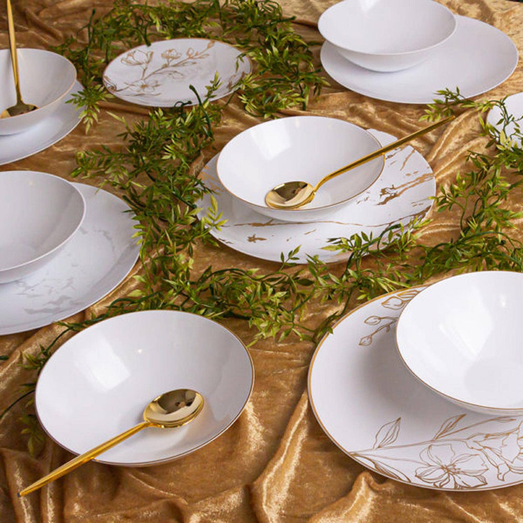 Gold Foil Dessert Plates