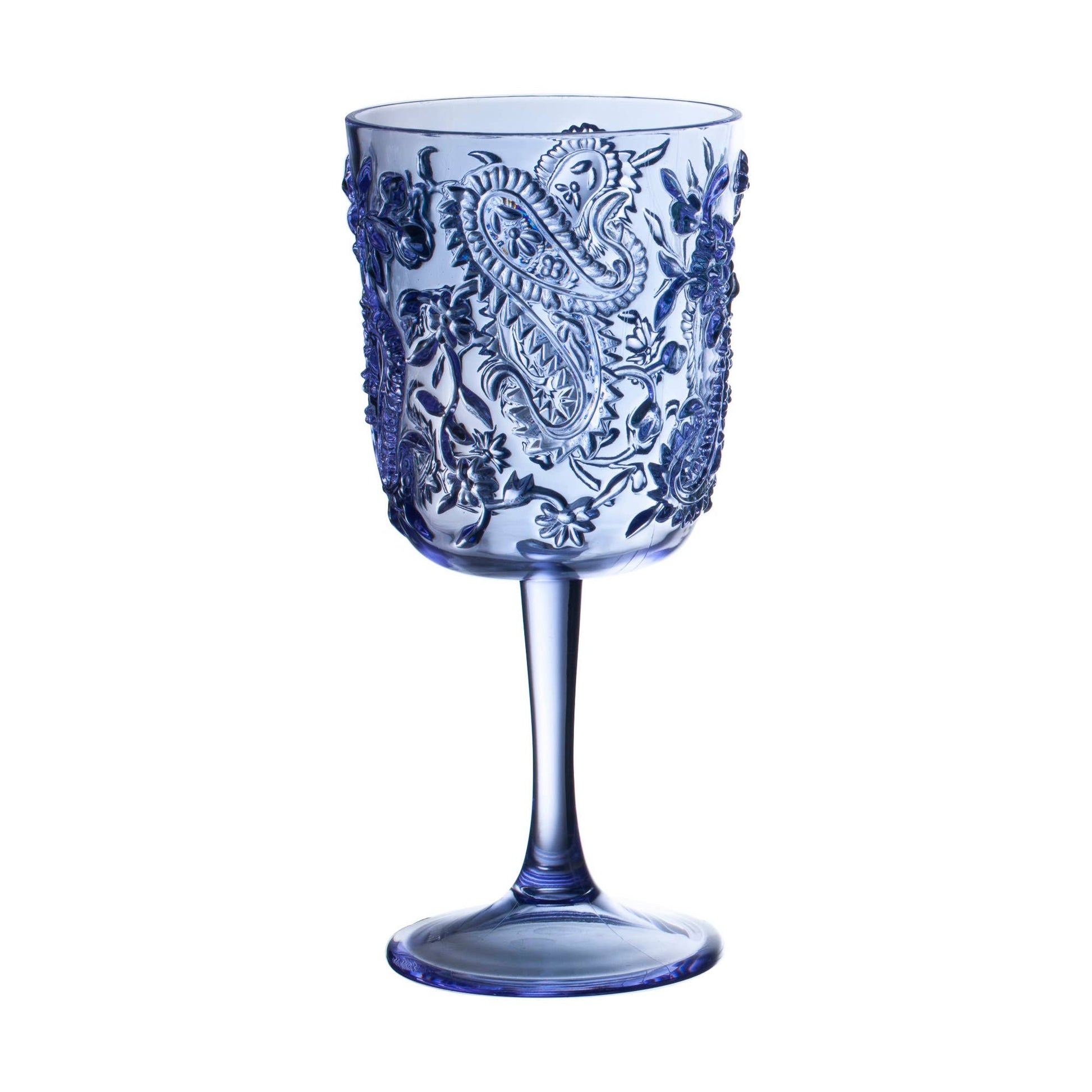Paisley Wine Glass