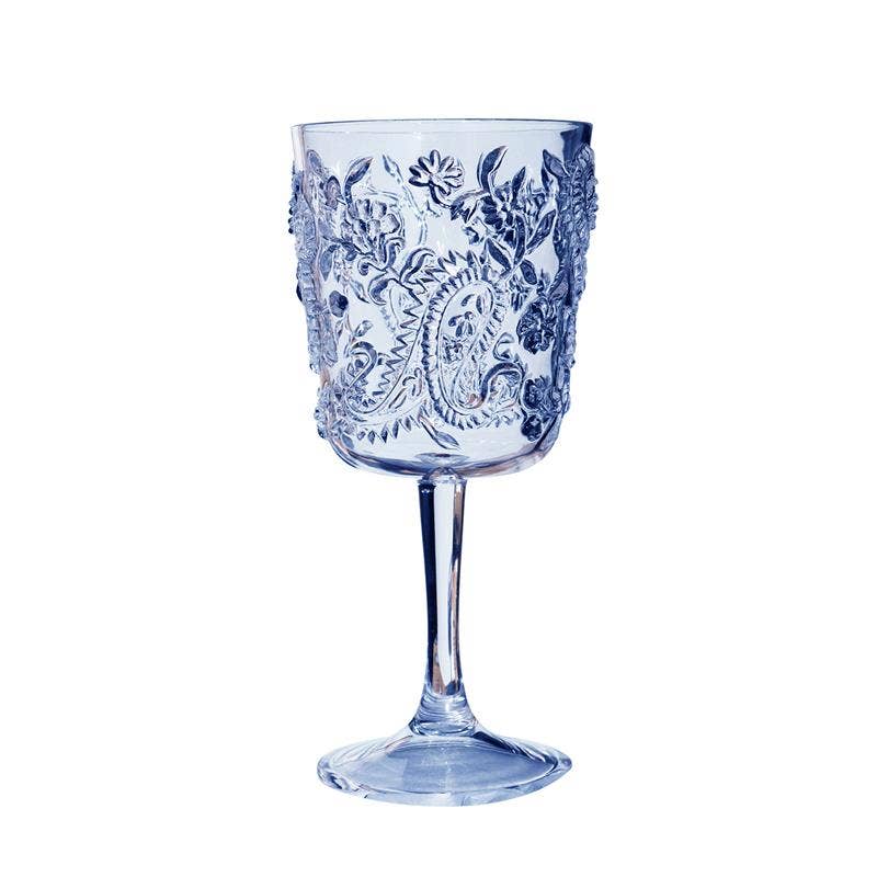 Paisley Wine Glass