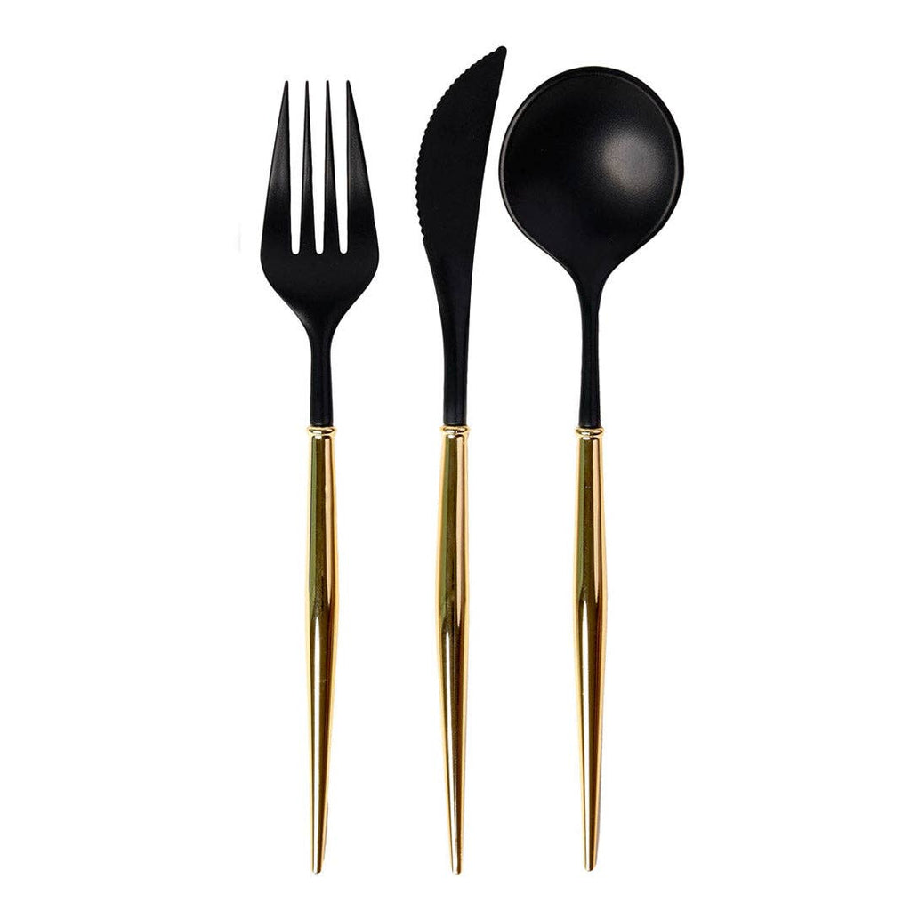 Black & Gold Cutlery