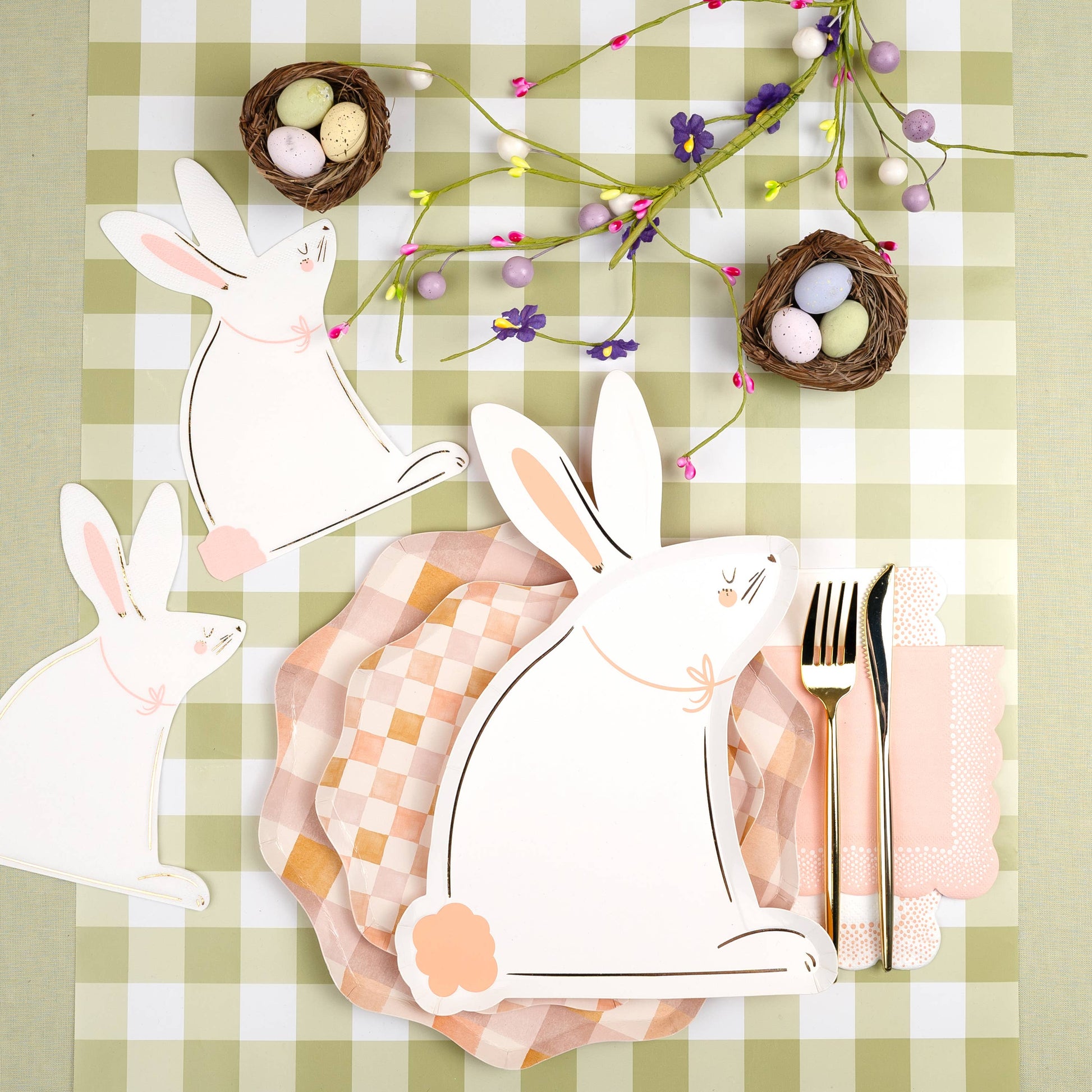 Plaid Dinner Plates