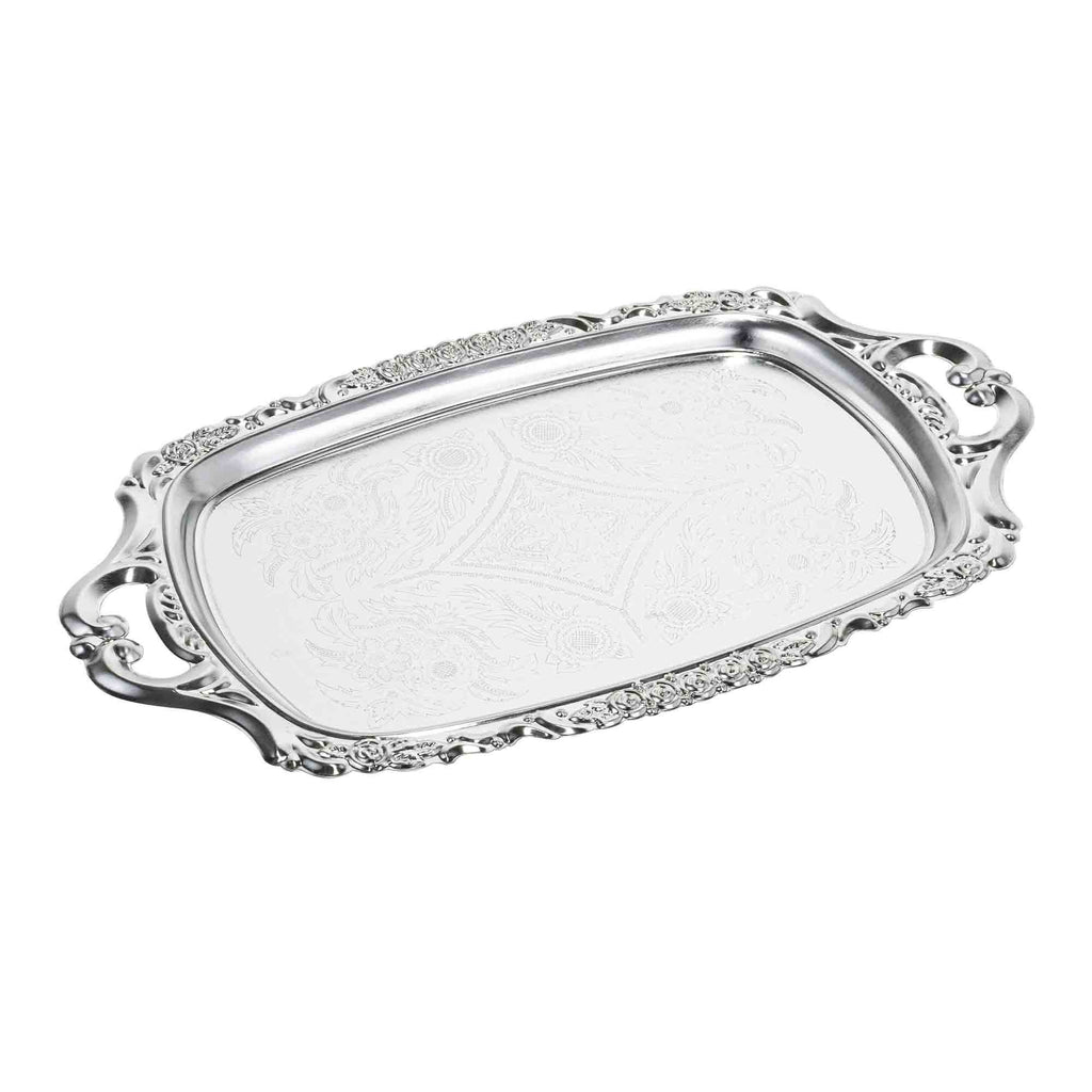 Silver Classic Serving Tray