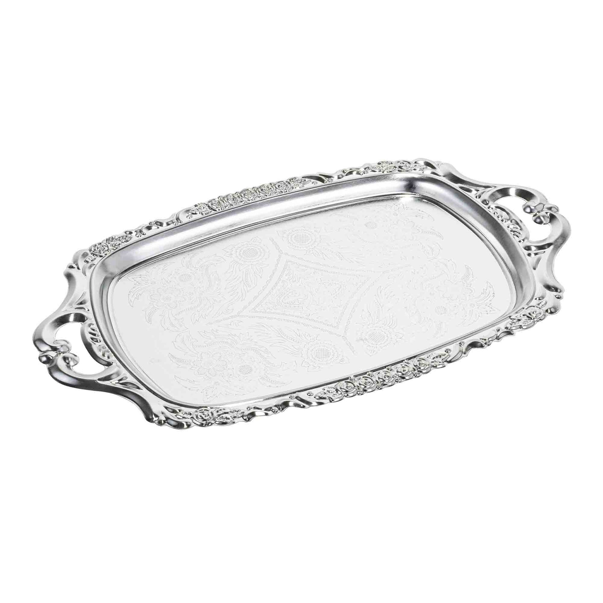 Silver Classic Serving Tray