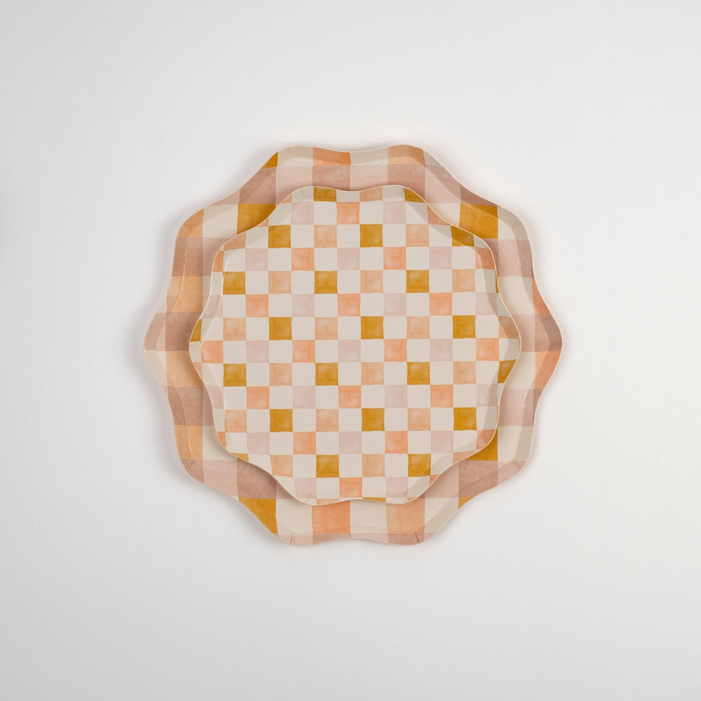 Plaid Dinner Plates