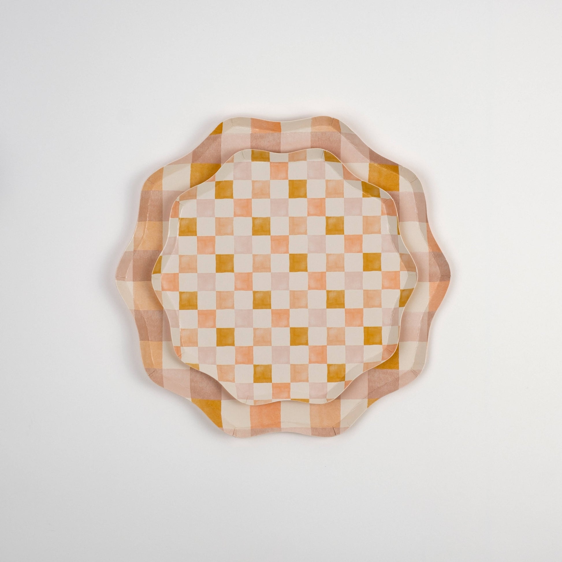 Plaid Dinner Plates