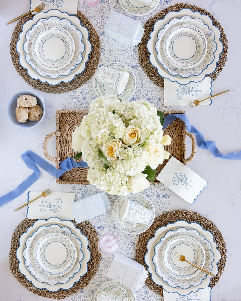 Pembroke Floral Paper Plate