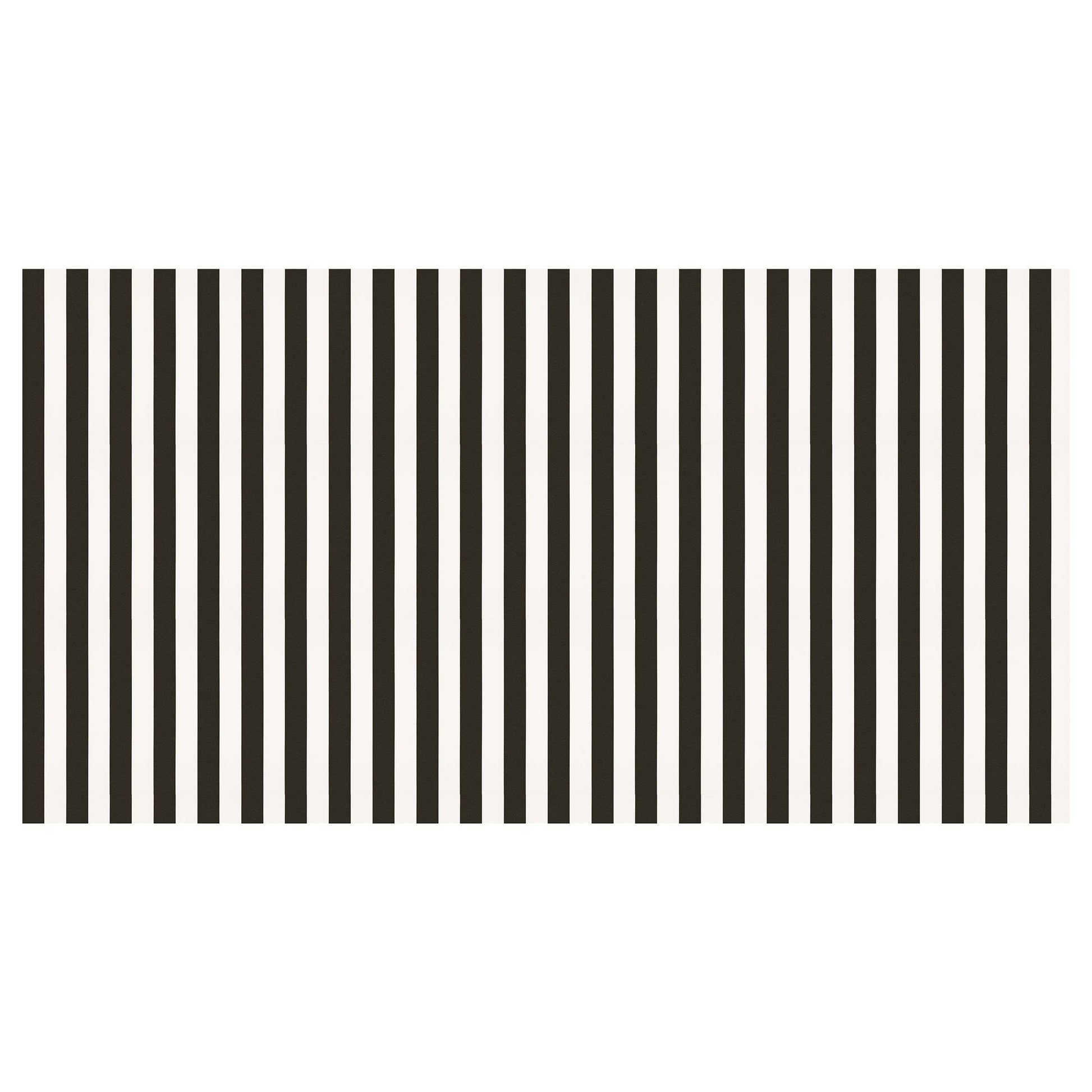 Black Tie Striped Tablecloth